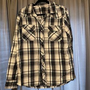 Blue men’s button up